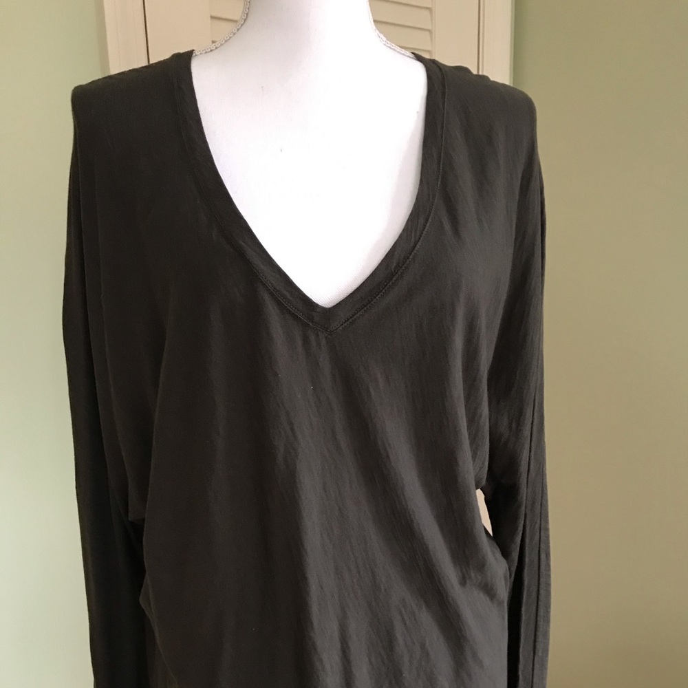 Vince light weight deep V-neck top
